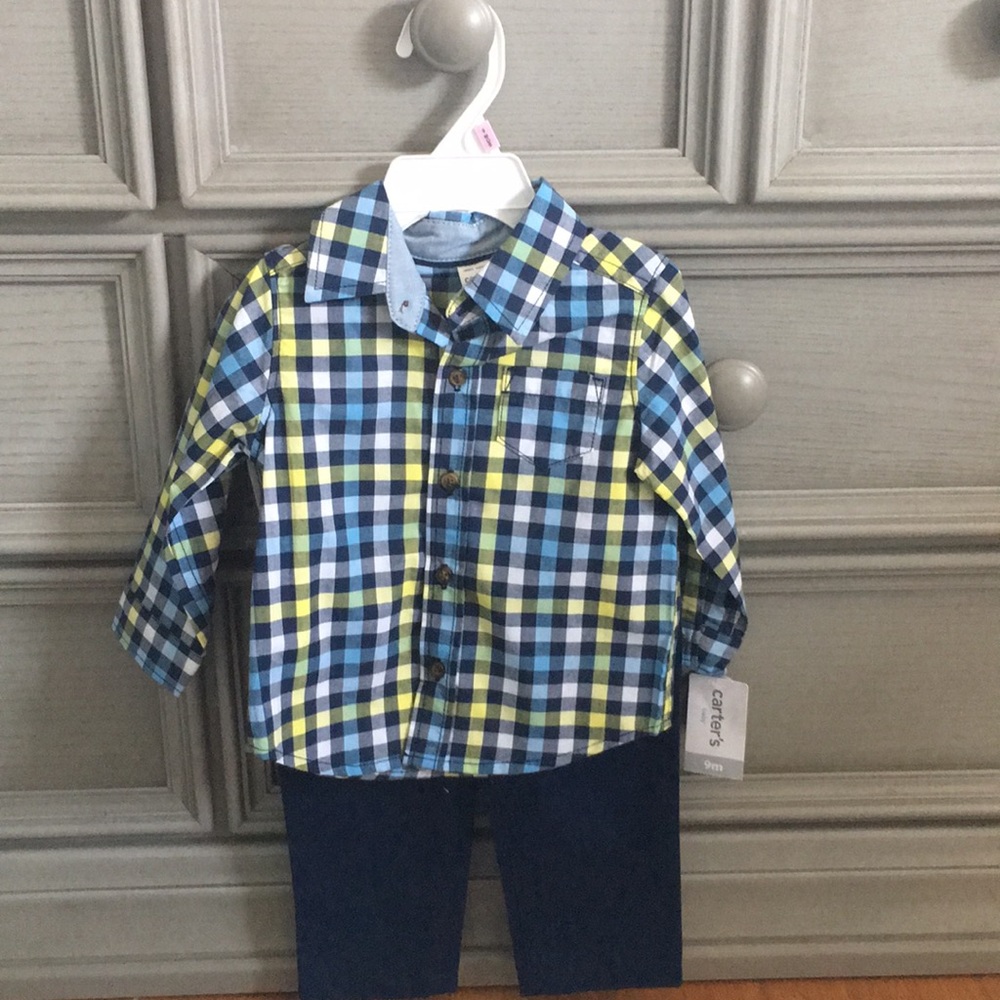 3-Piece Plaid Dress Me Up Set